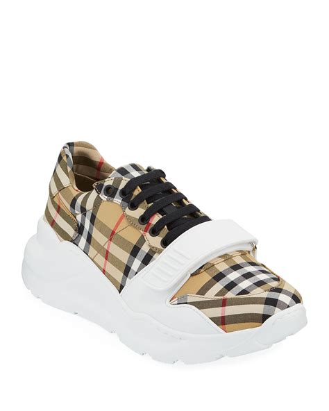 men's burberry white sneakers|Burberry sneakers neiman marcus.